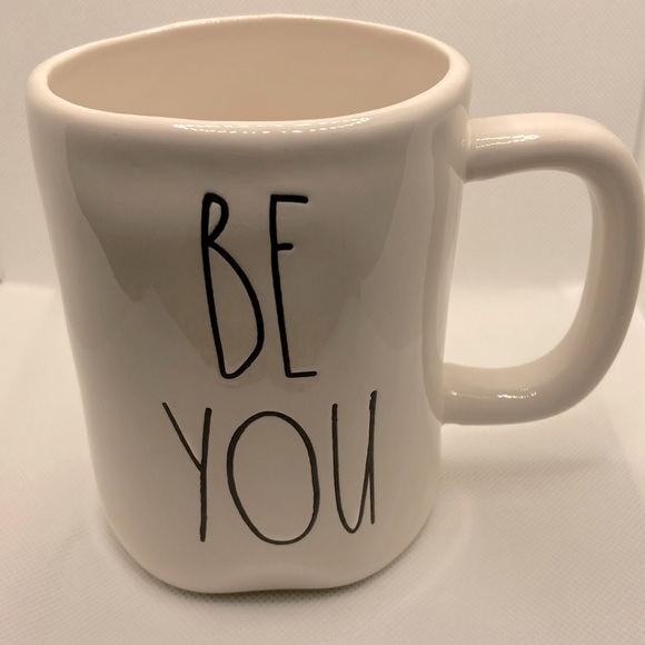 Rae Dunn ‘Be You’ Mug, Cream with Black Lettering, NWOT. - Picture 1 of 5